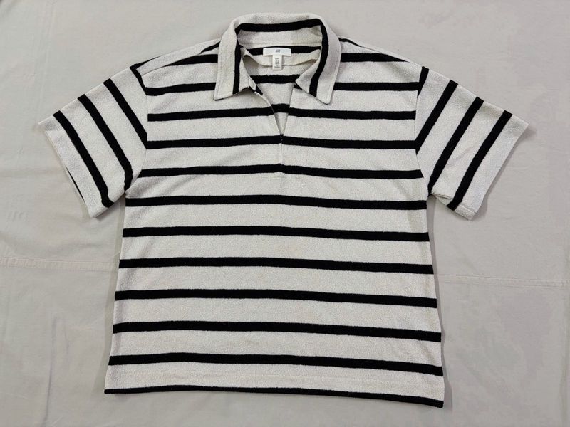 Striped Polo T-Shirt