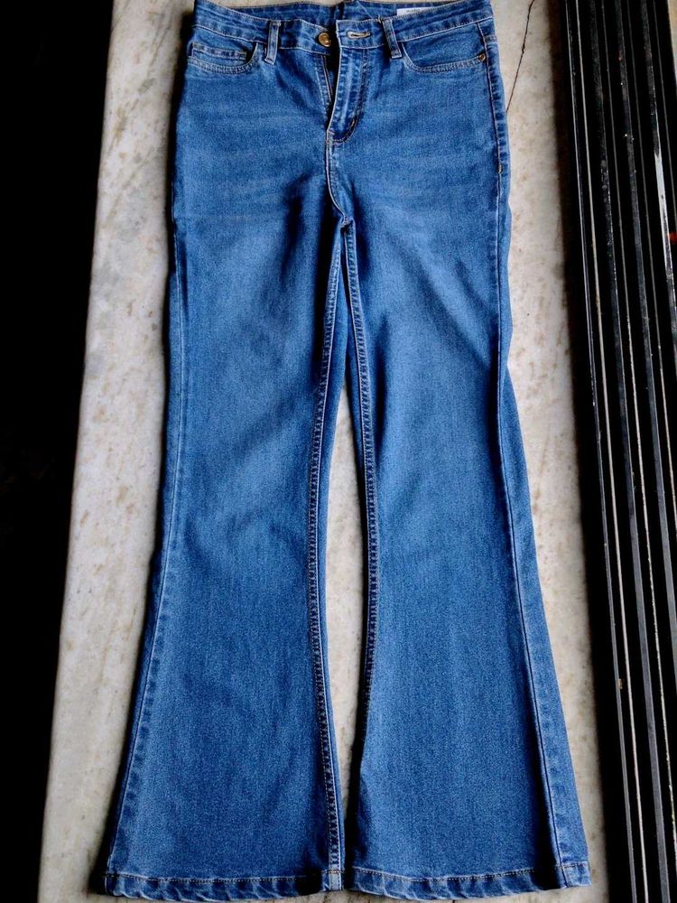 Blue Flare Jeans