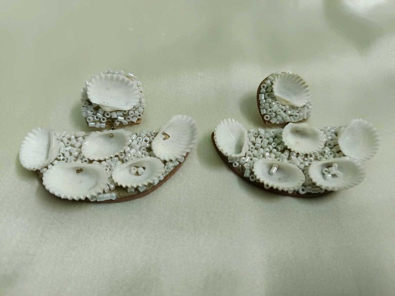 Card-board Earrings No. 2
