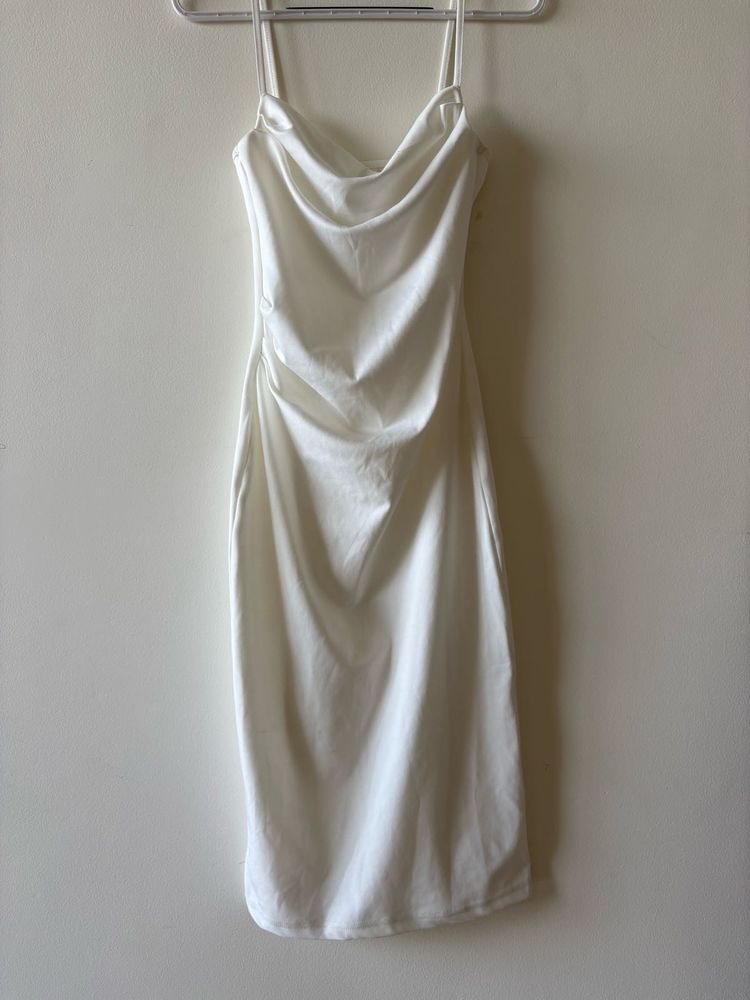 Elegant White Slip Dress