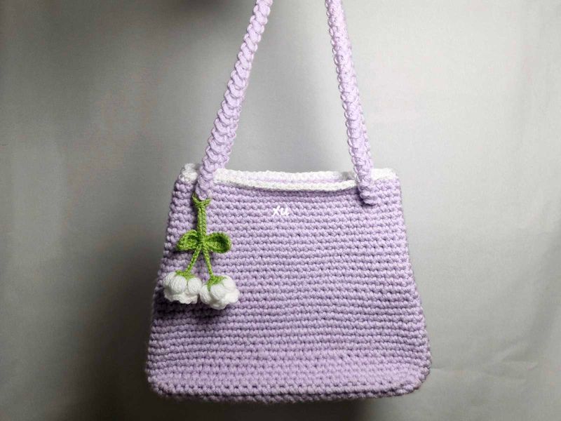 Crochet lily Bag