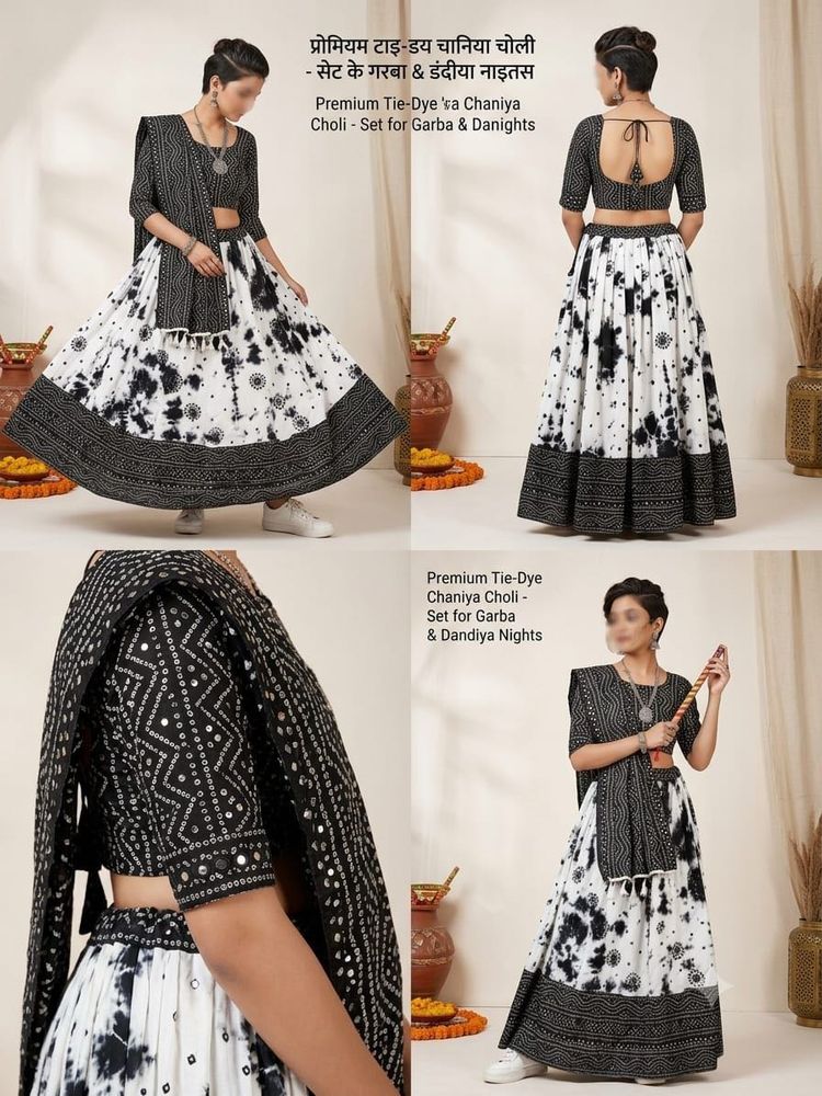 Premium Tie-Dye Chaniya Choli Set