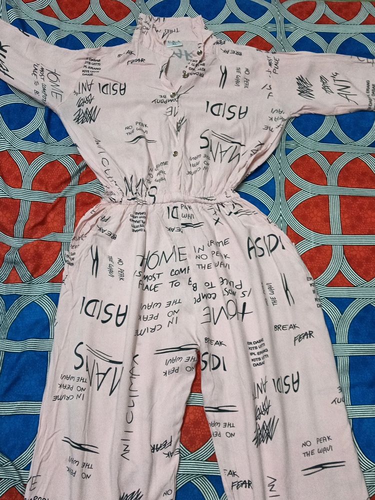 Pink Jumpsuit For Women