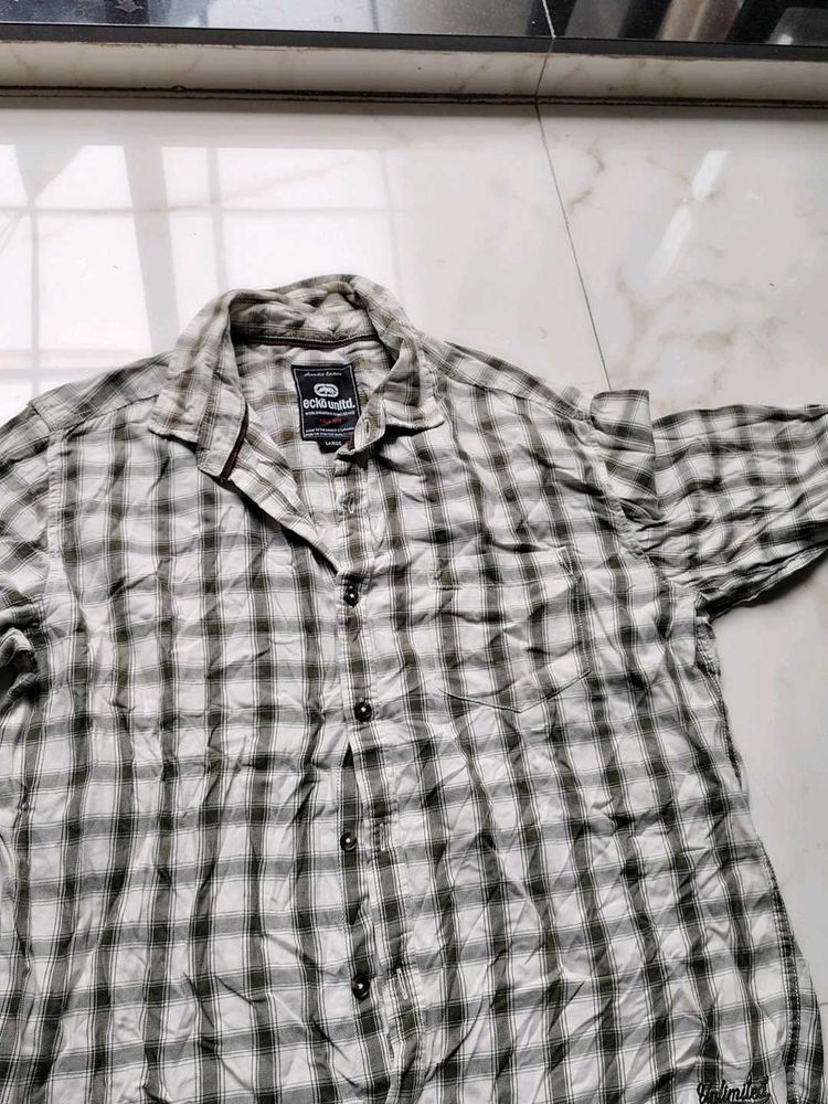 Ecko Unltd. Plaid Button-Up Shirt