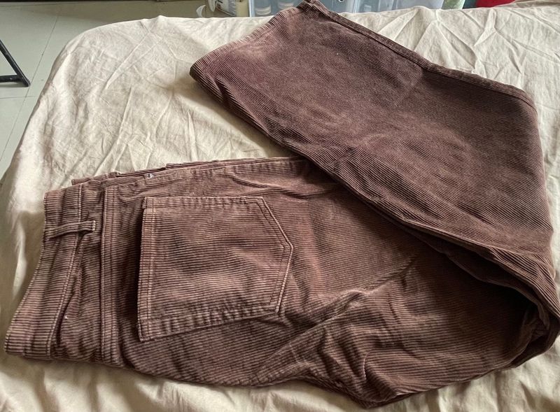 Corduroy Brown H&amp;M Pants