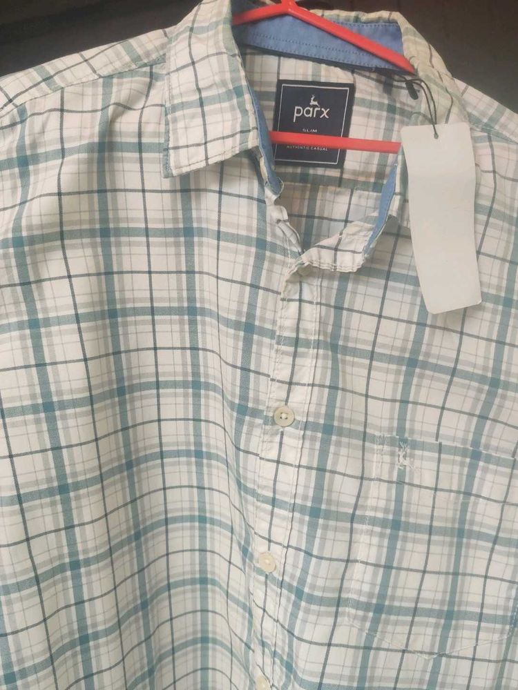 Prax Men's Plaid Button-Down Shirt