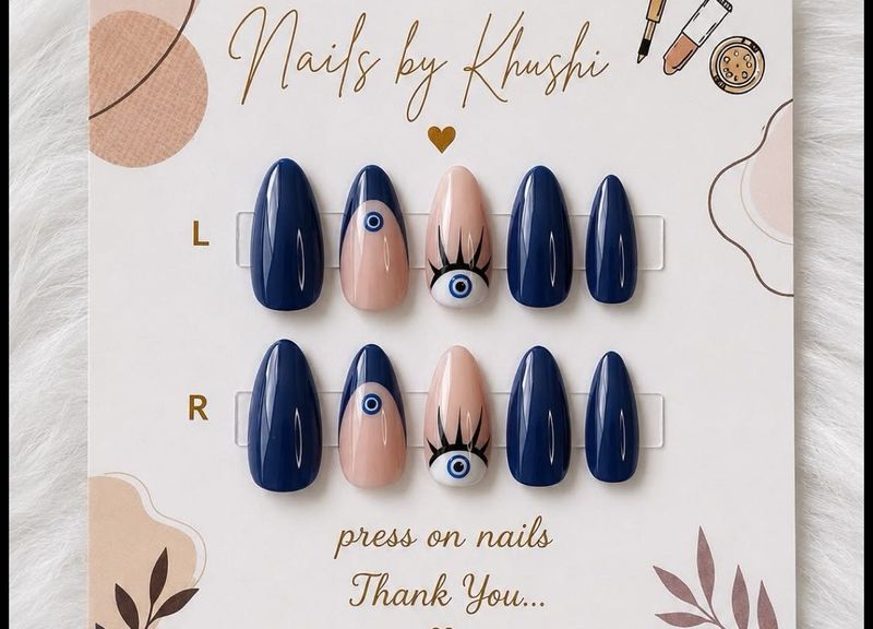 Evil Eye Press-On Nails Set