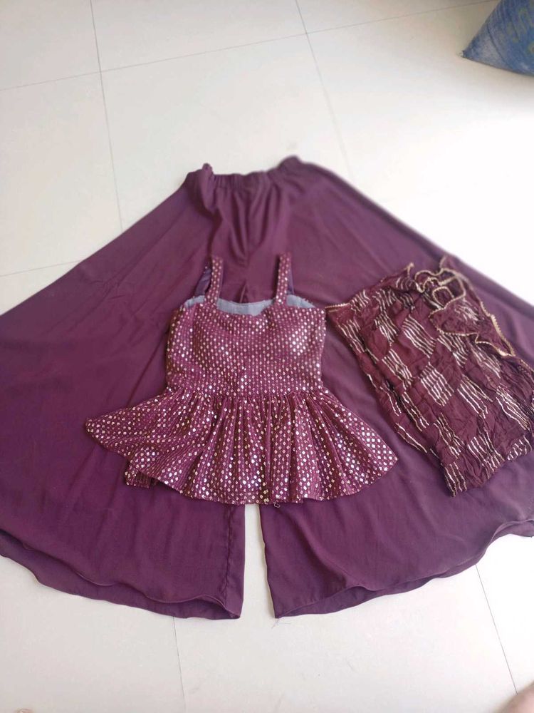 y2k trending sharara suit