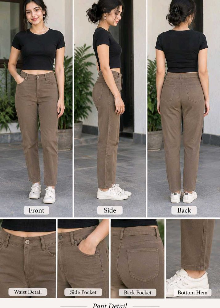 Trendy Brown Trousers for Women
