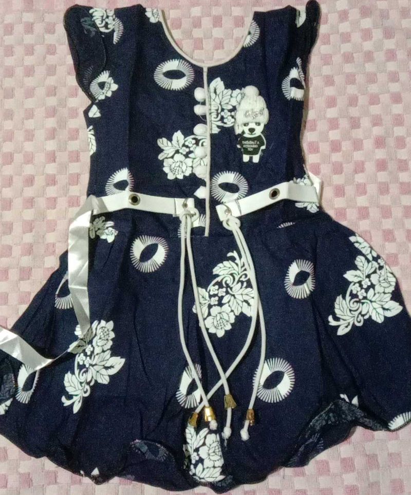 baby girls navy blue dress