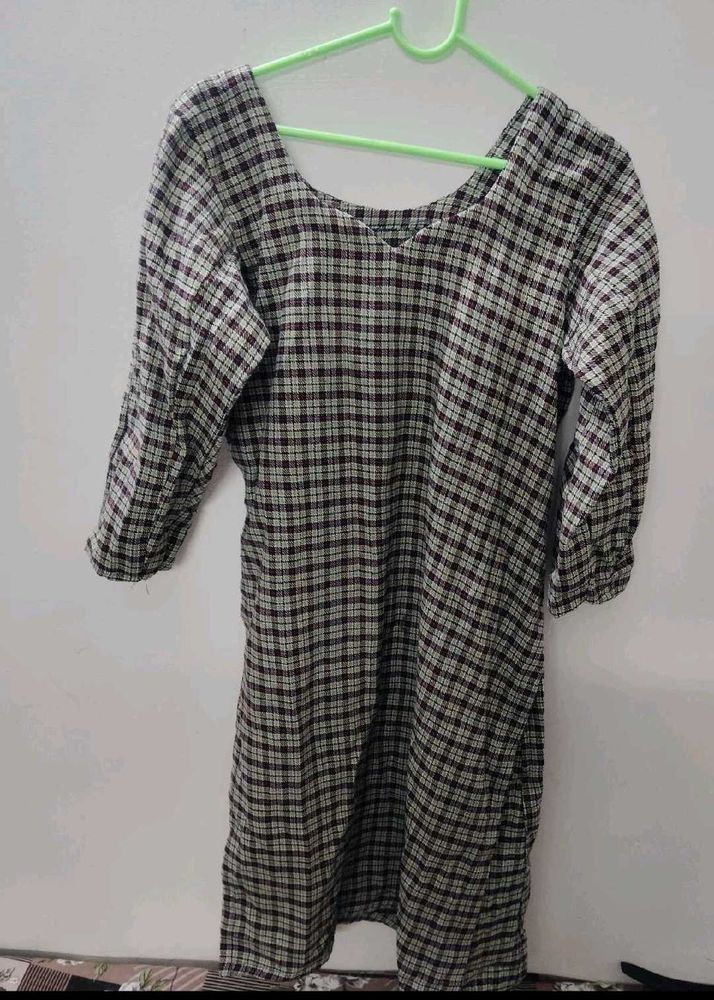 Classic Plaid Kurta