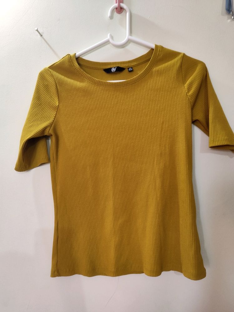 Mustard Color Top