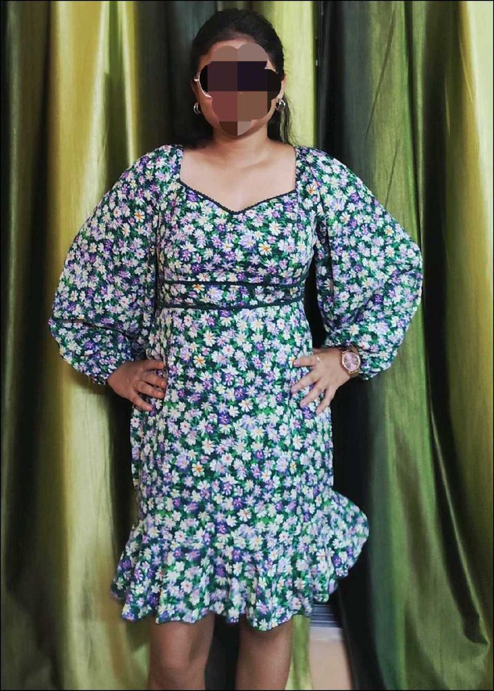 Tokyo talkies floral mini dress