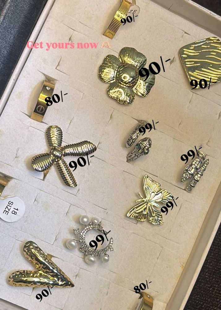 Assorted Fashion Rings
