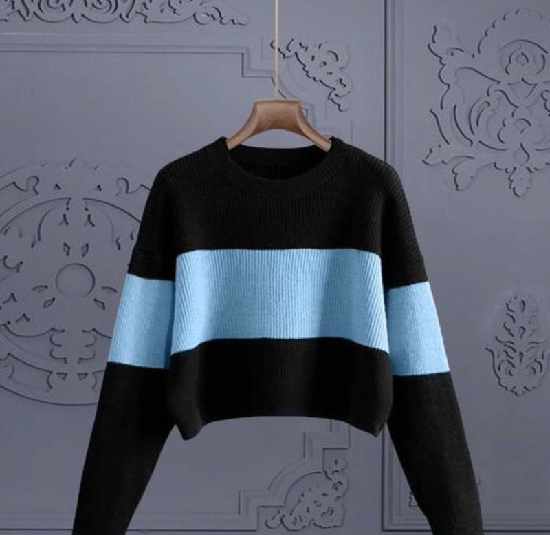 Striped Cropped top