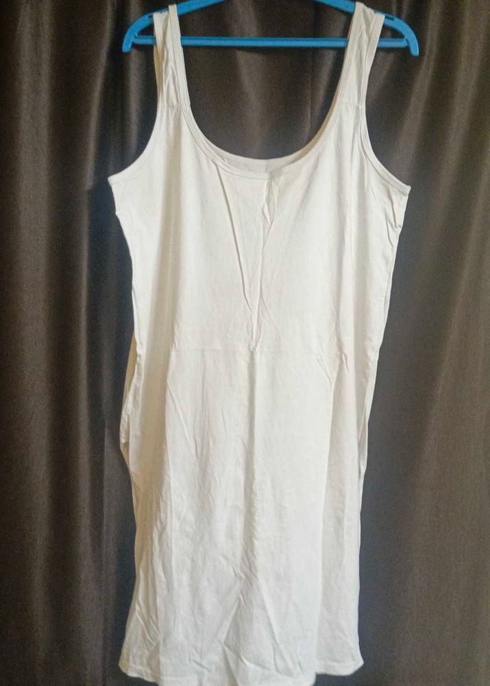 White Basic Camisole Slip
