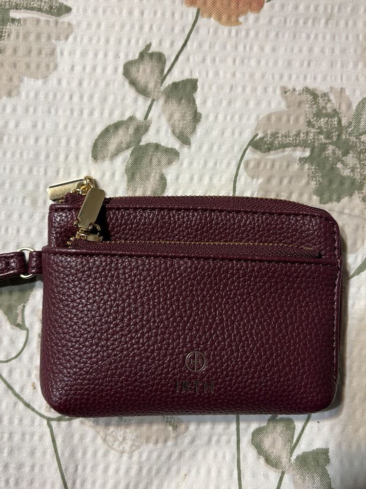 IRTH - Cute Burgundy Wallet