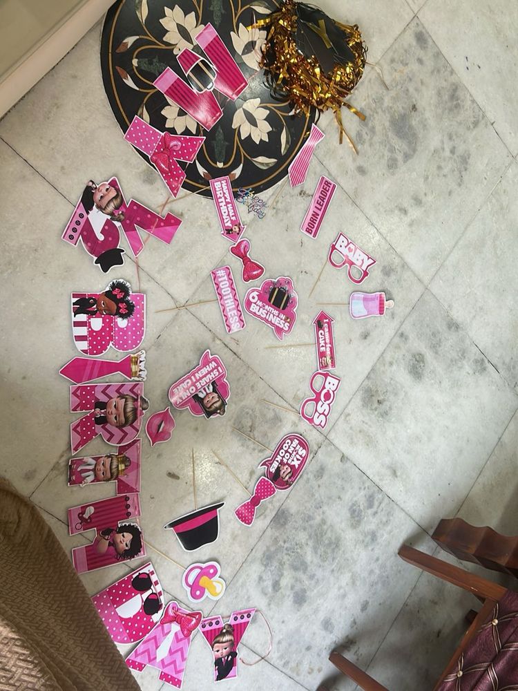 6 month old birthday decorations