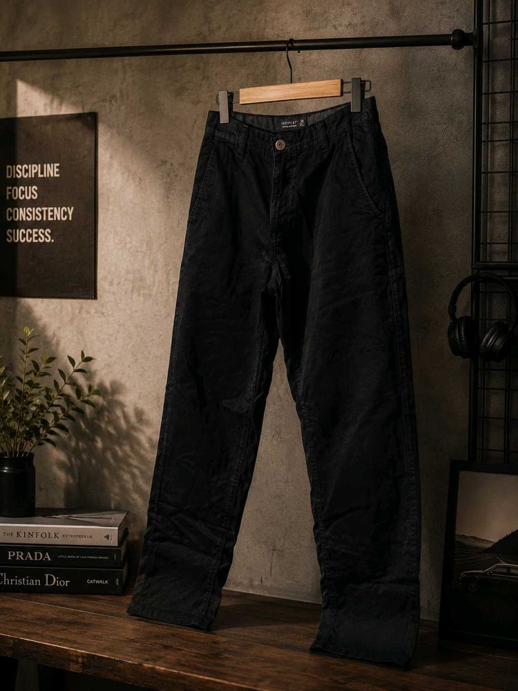 Men's Black Chinos