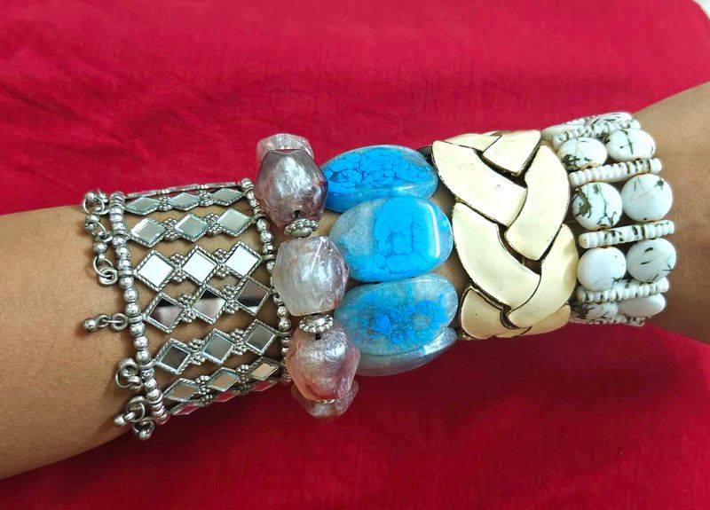 Chunky Bracelet/Bangles Stack