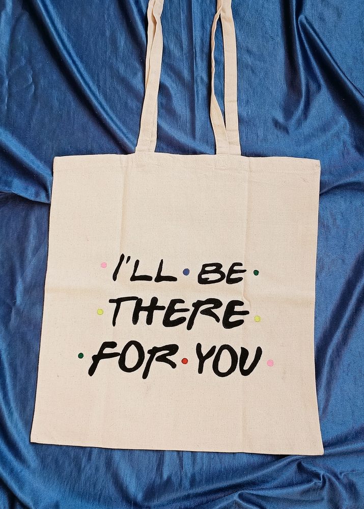 hand painted totebag