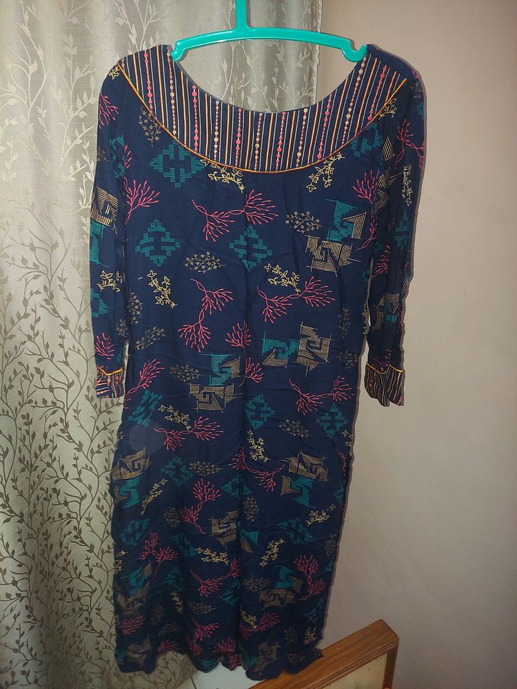 Dark Blue Kurti