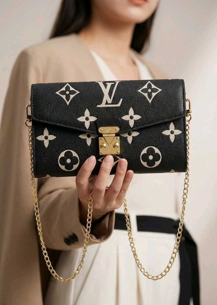 Louis Vuitton Black Monogram Clutch