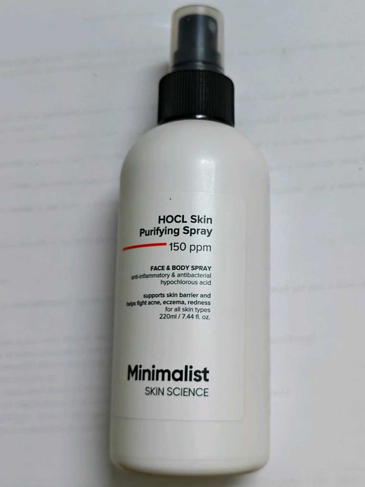 Minimalist HOCL Skin Purifying Spray
