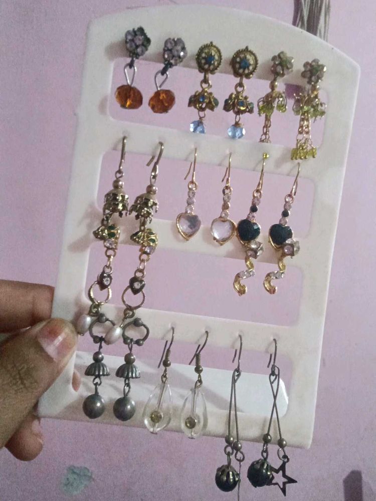 Assorted Dangle Earrings Set