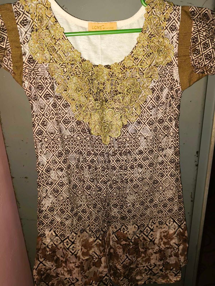 Embroidered Short Kurti