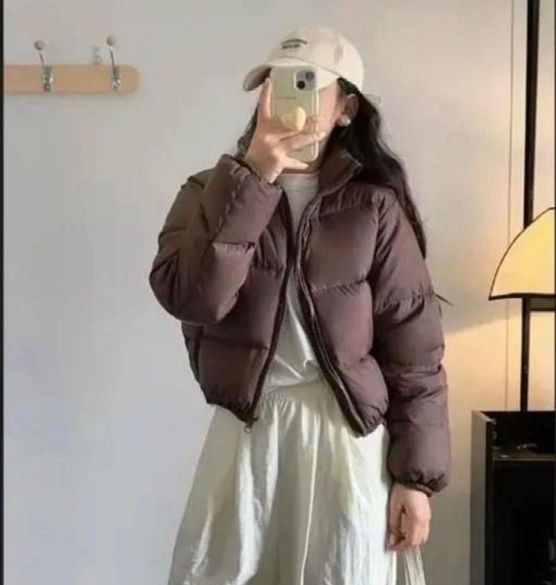 Stylish Brown Puffer Jacket