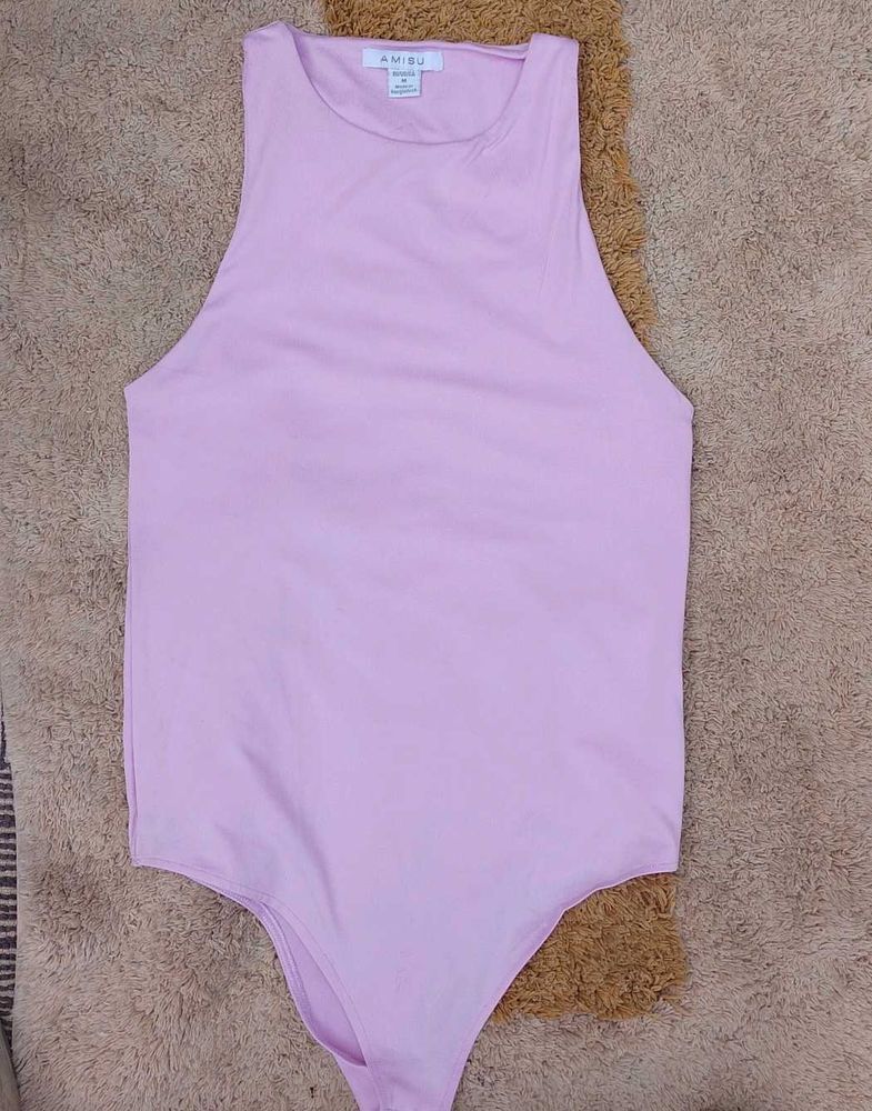 Lilac Tank Top Bodysuit