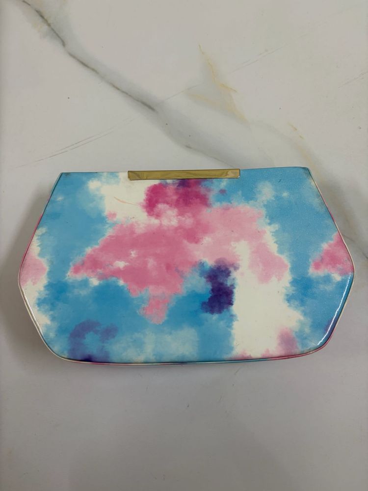 Tie-Dye Clutch Bag