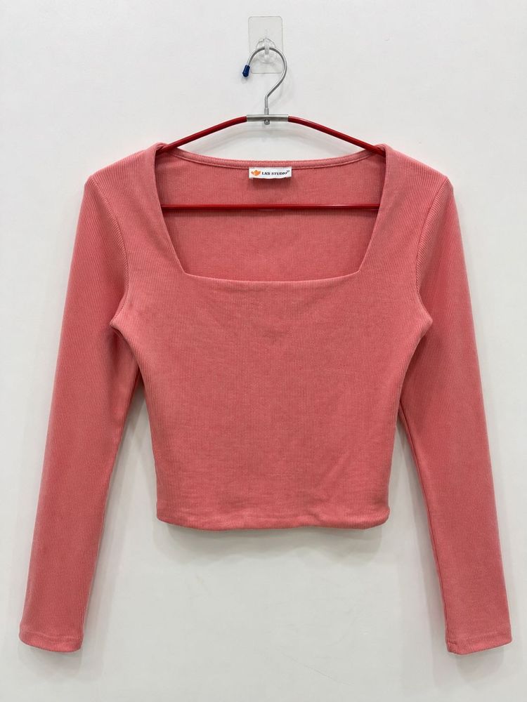 Chic Square Neck Cropped Top