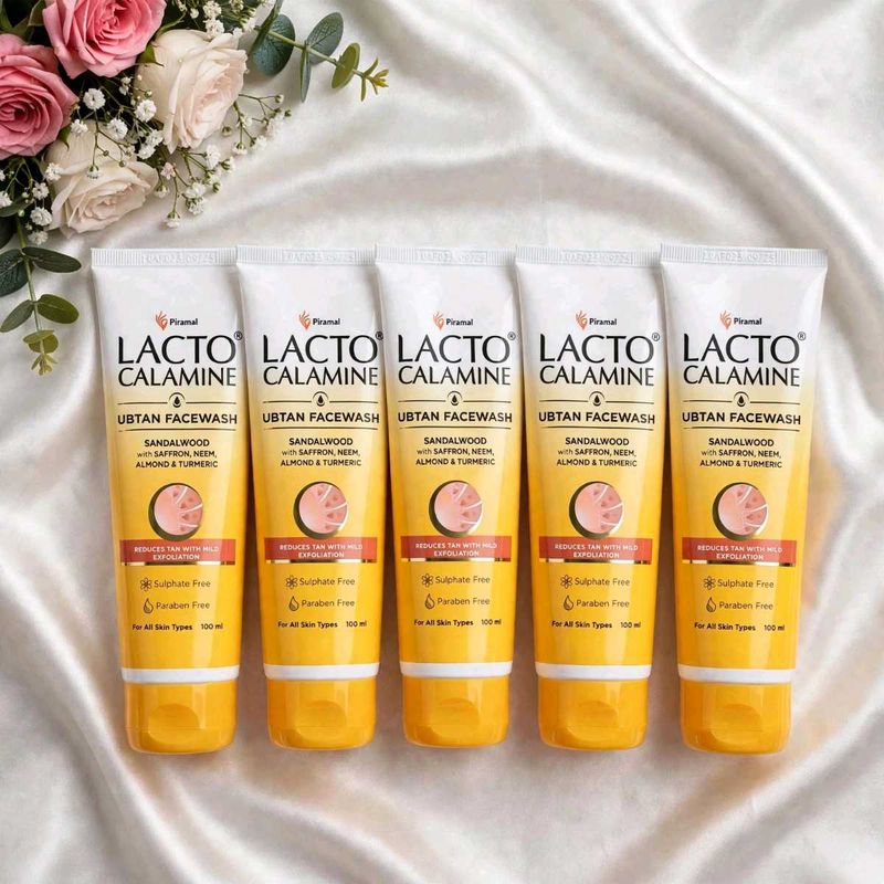 Lacto Calamine Ubtan Facewash Set 5