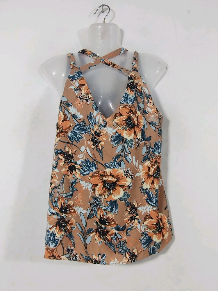Multicolour Floral Printed Top (Women)