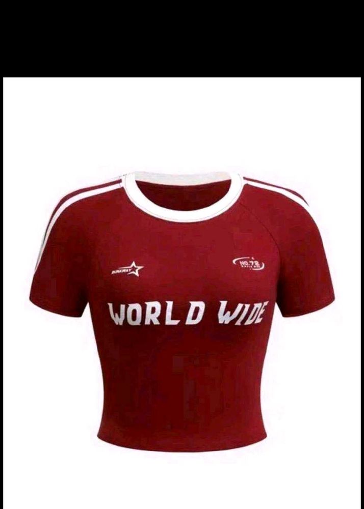 Crop Top "World Wide"