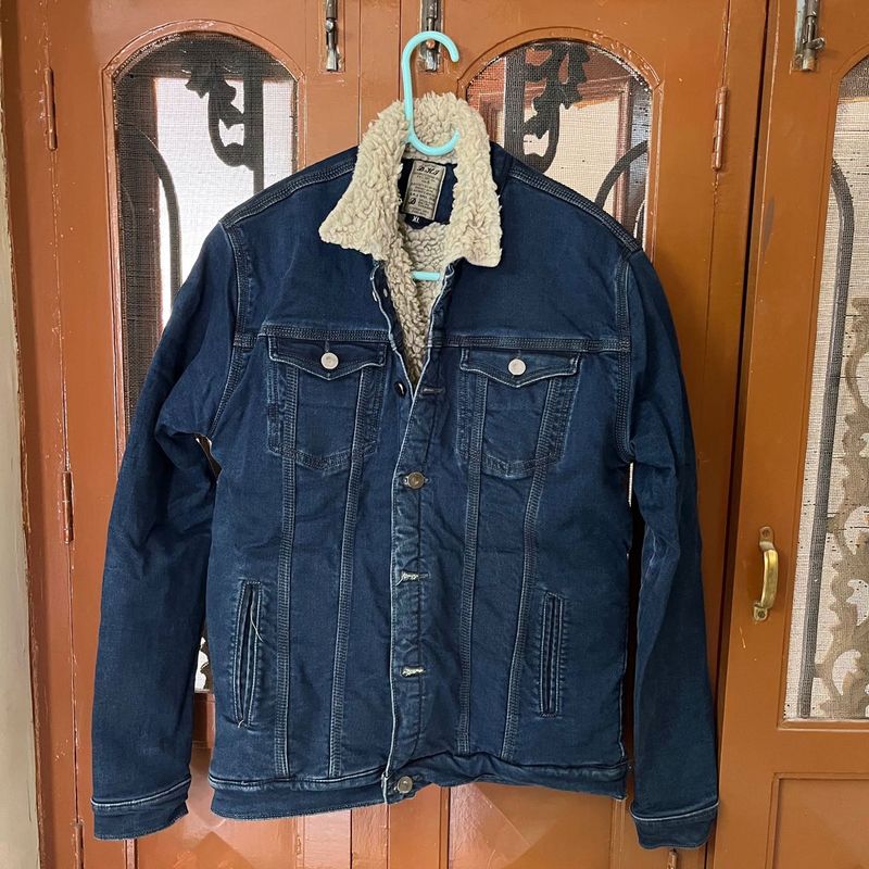 women’s Sherpa Lined Denim Jacket