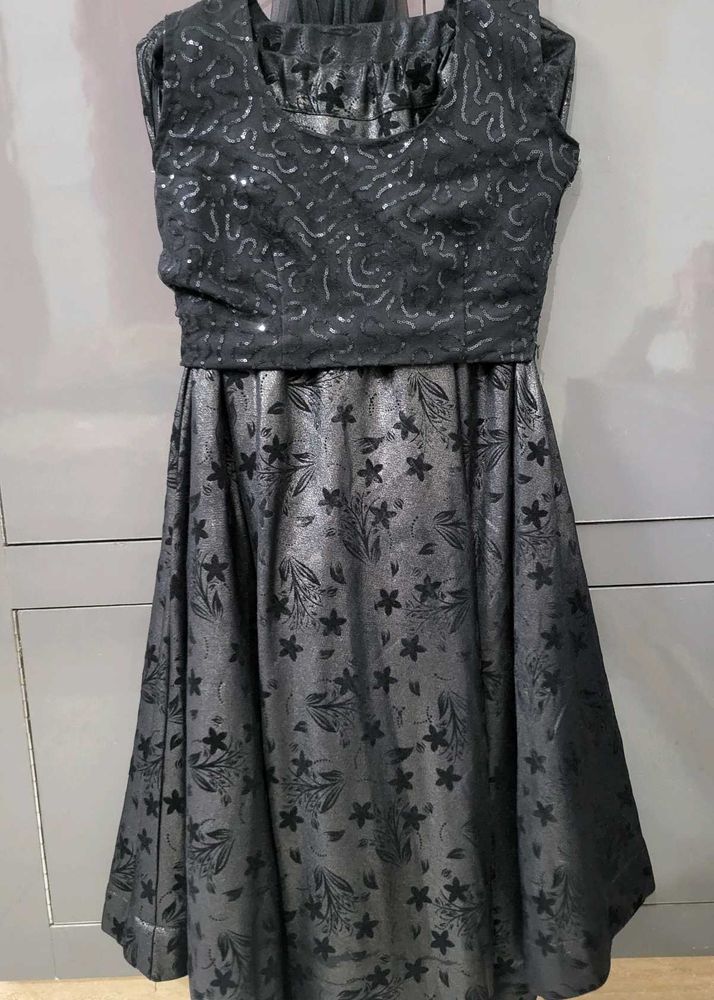 Stylish Black Sequined Lehenga Choli