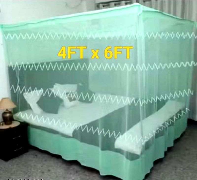Green Mosquito Net for Bed