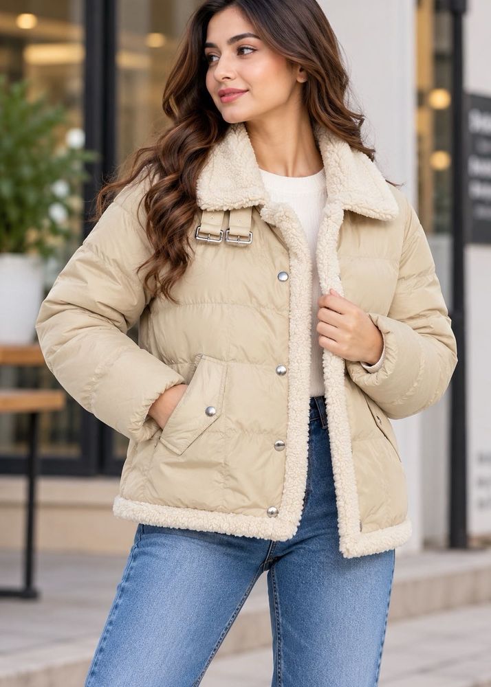 Cozy Sherpa Lined Puffer Jacket