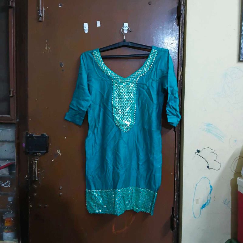 Teal suit set
