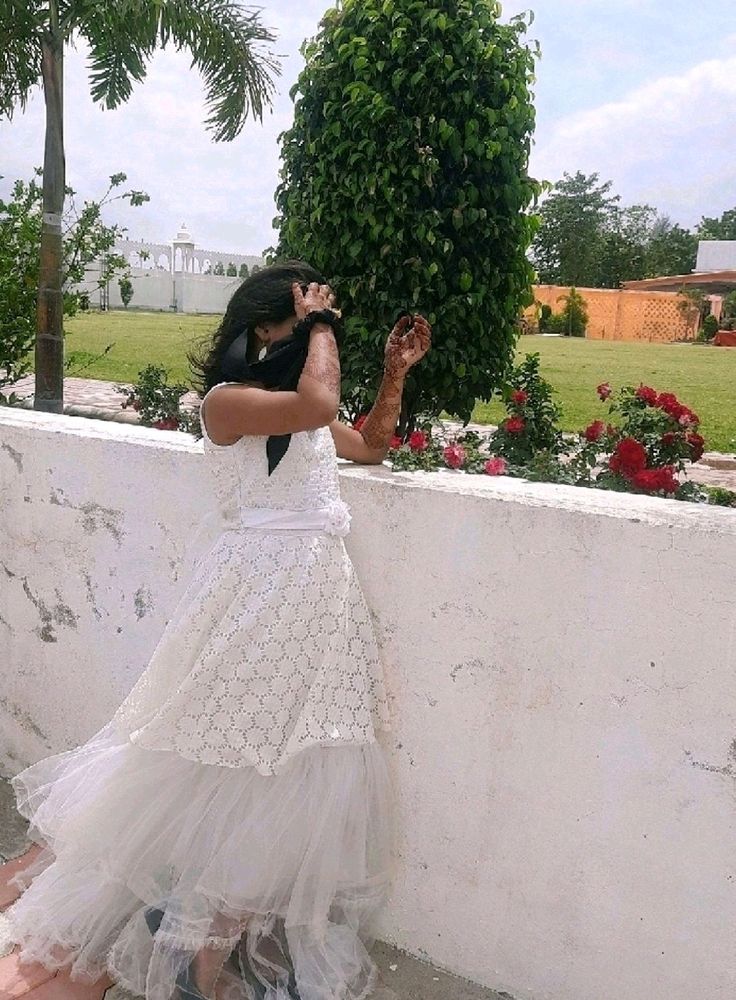 Beautiful White Dress😍For 10-12yrs Old Girl😍