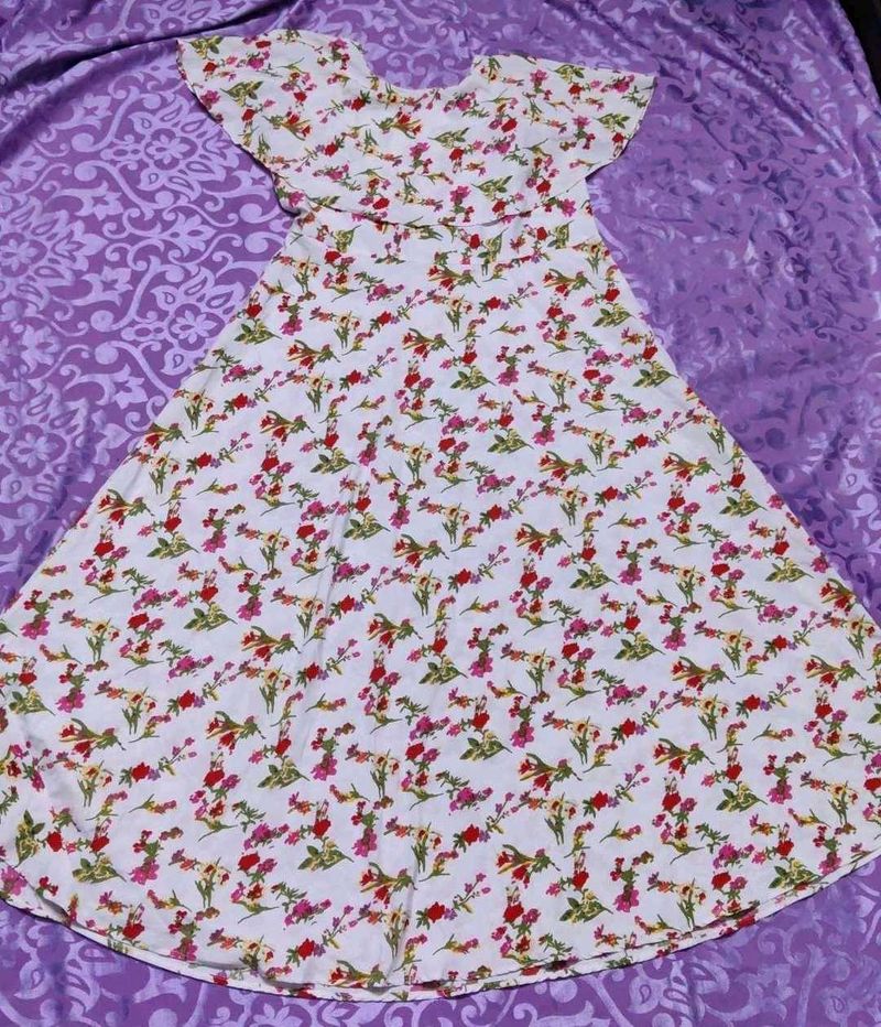 Floral Print Maxi Dress