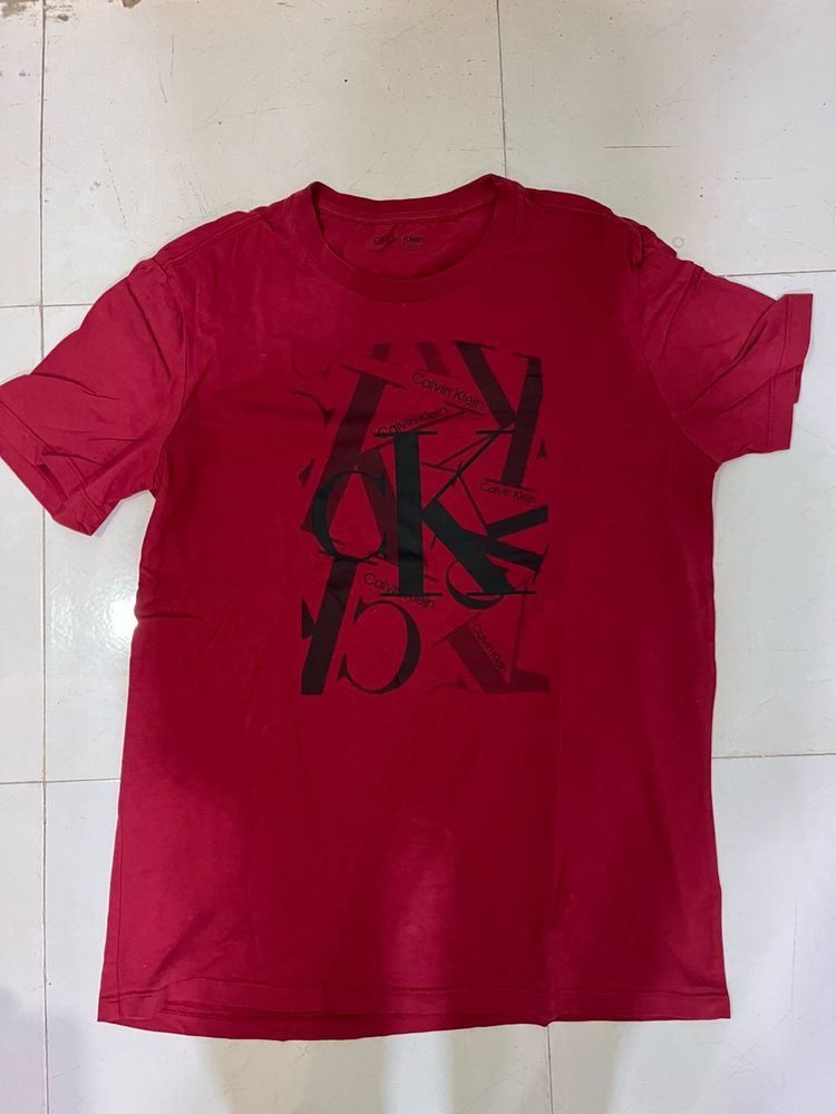 AX Red Graphic Tee - Size M