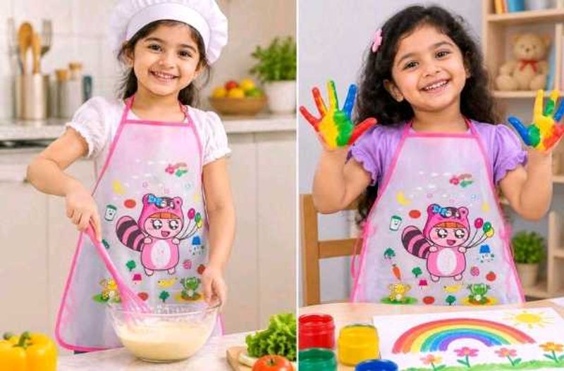Kids Cute Mini Mouse Cartoon Apron