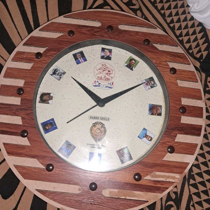 Vintage Cricket Themed Wall Clock