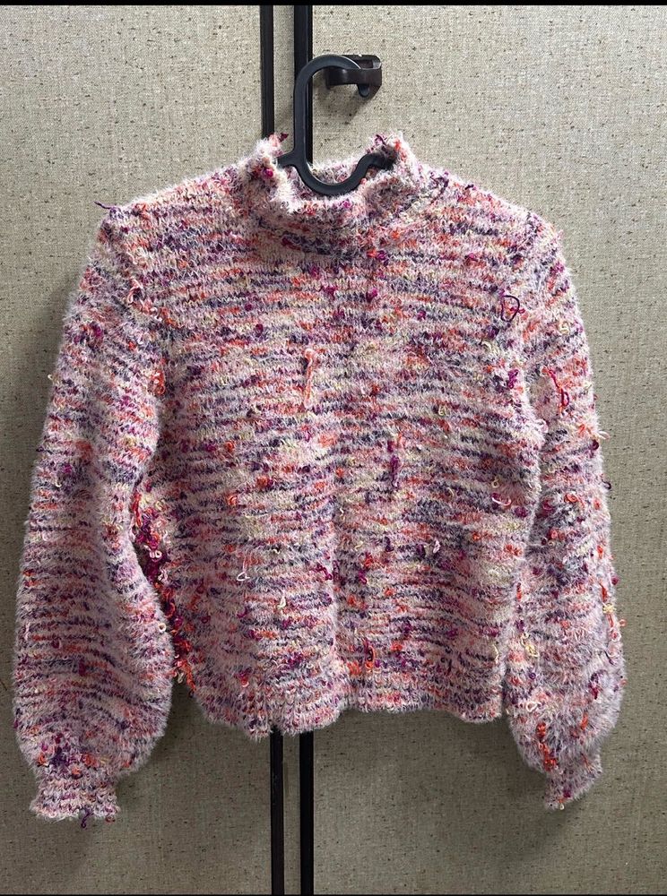 Chunky Knit Textured Sweater