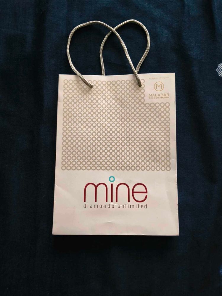 Malabar gold Mine Diamonds Paper Bag