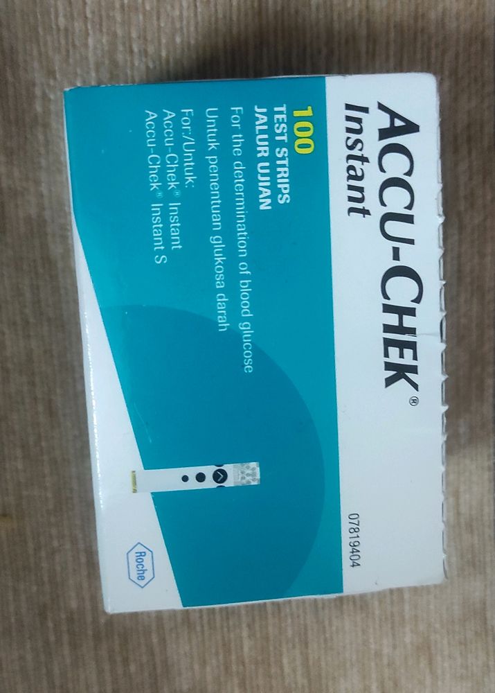 Accu-Chek Instant Test Strips For Sugar/ Diabetes